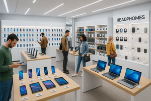 Un magasin électronique 
